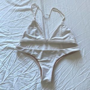 SIE Swim Eco White Bikini, minimal coverage, EXCELLENT CONDITION